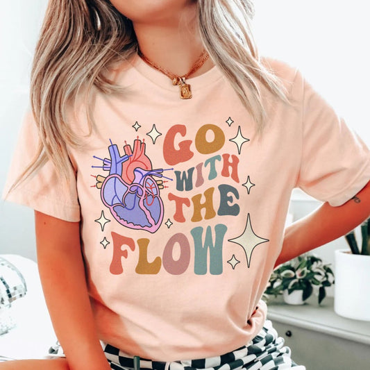 Retro Go with the (Heart) Flow T-Shirt