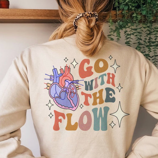 Retro Go with the (Heart) Flow Sweatshirt