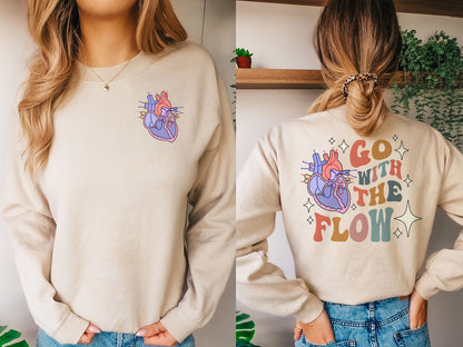 Retro Go with the (Heart) Flow Sweatshirt