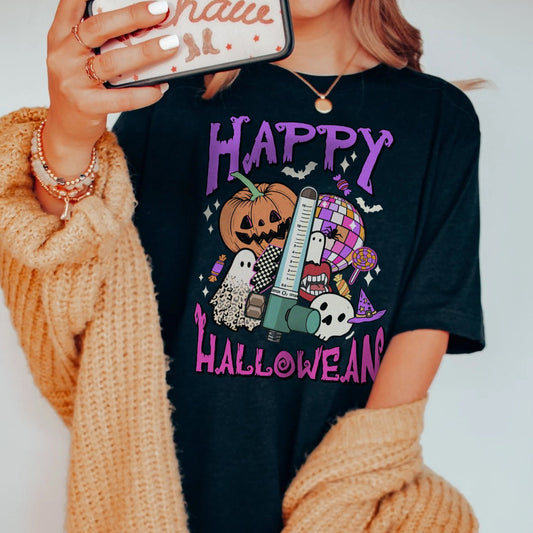 Retro Happy Hallowean T-Shirt