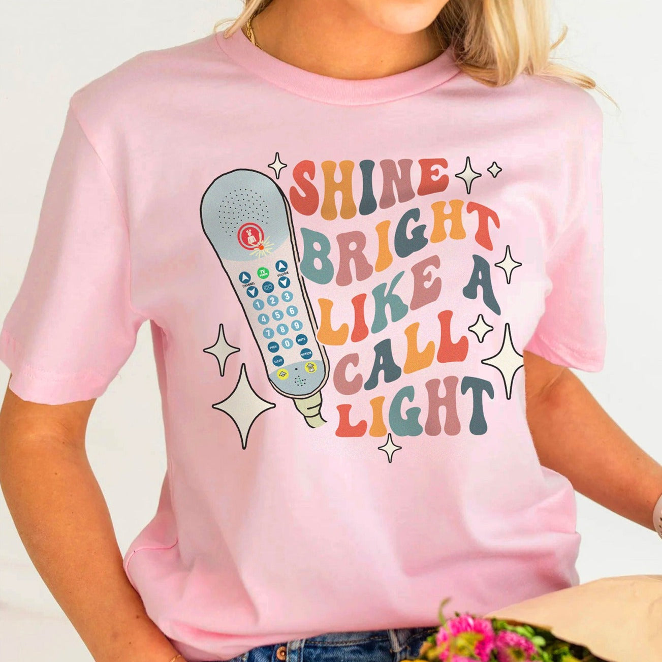 Retro Shine Bright Like a Call Light T-Shirt