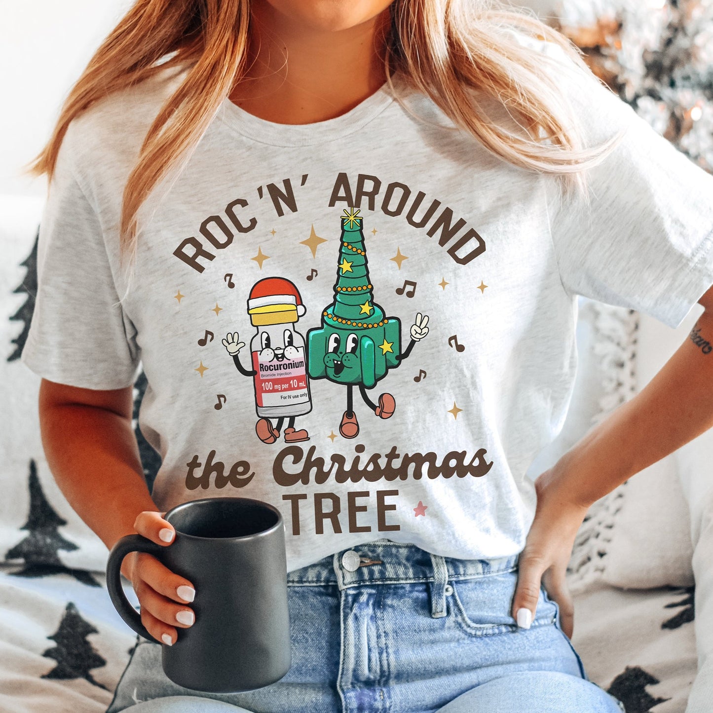 Roc'n' Around the O2 Christmas Tree T-Shirt