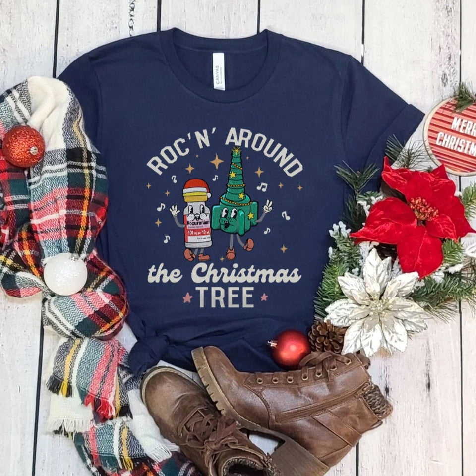 Roc'n' Around the O2 Christmas Tree T-Shirt