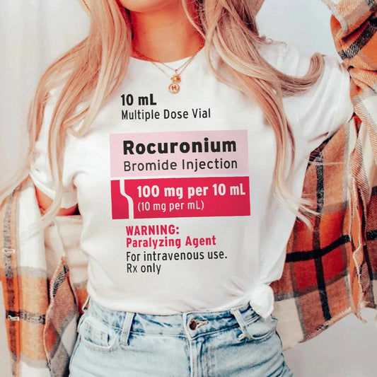 Rocuronium Label T-Shirt