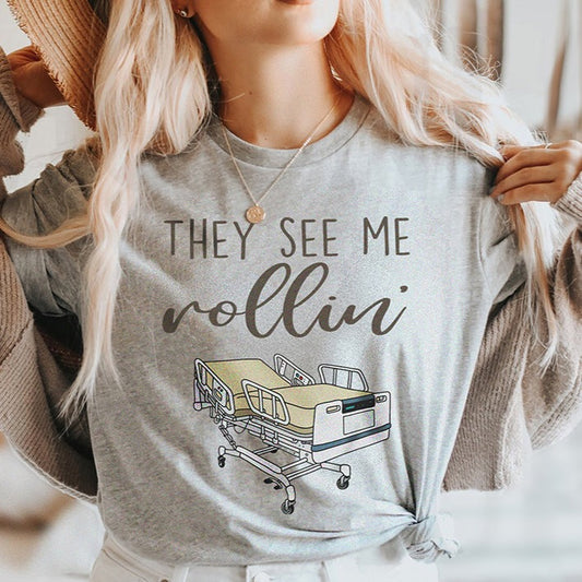 They See Me Rollin' Stretcher T-Shirt