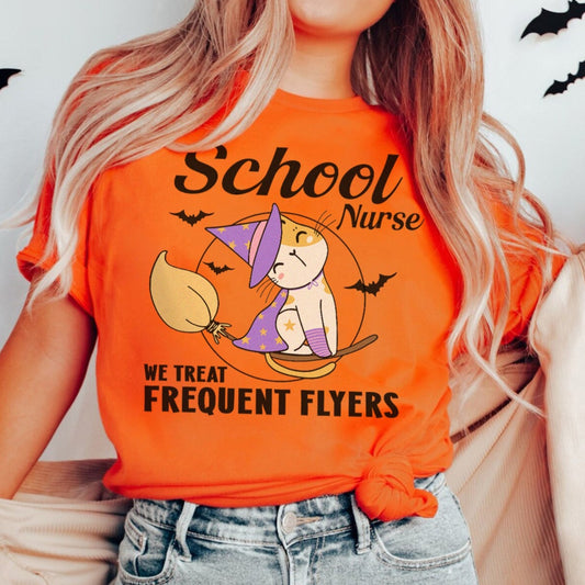 School Nurse Frequent Fliers T-Shirt