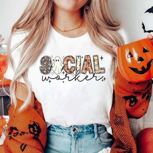 Social Worker Halloween T-Shirt