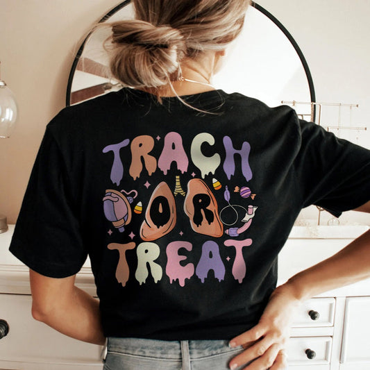 Retro Trach or Treat (Back Design) T-Shirt
