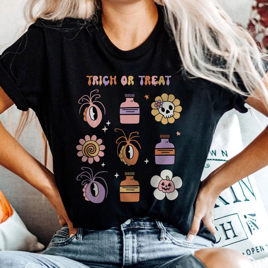 Retro Trich or Treat T-Shirt