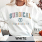 Colorful Varsity Surgical Technologist Sweatshirt