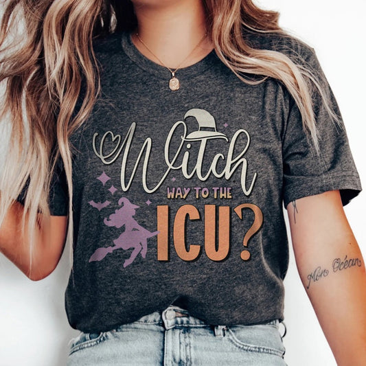 Witch Way to the ICU T-Shirt