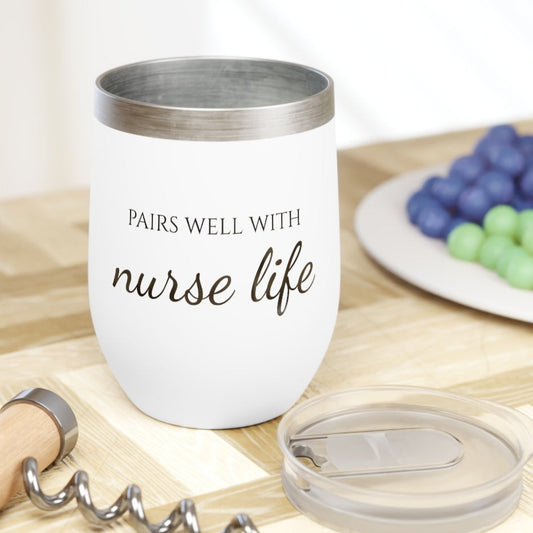 Nurse Life Insulated Wine Tumbler