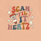 Retro Scan 'Til it Hertz (Back Design) T-Shirt