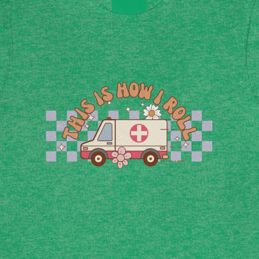 Retro How I Roll EMS T-Shirt