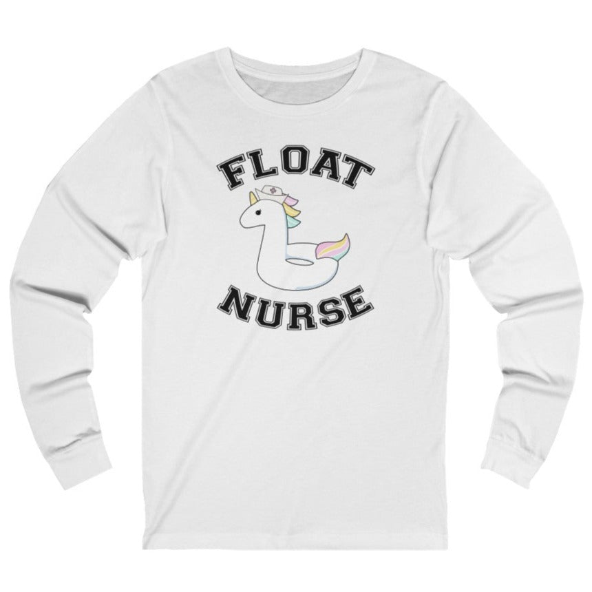 Float Pool Nurse Long Sleeve Shirt