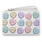 ICU Conversation Hearts Clutch Bag