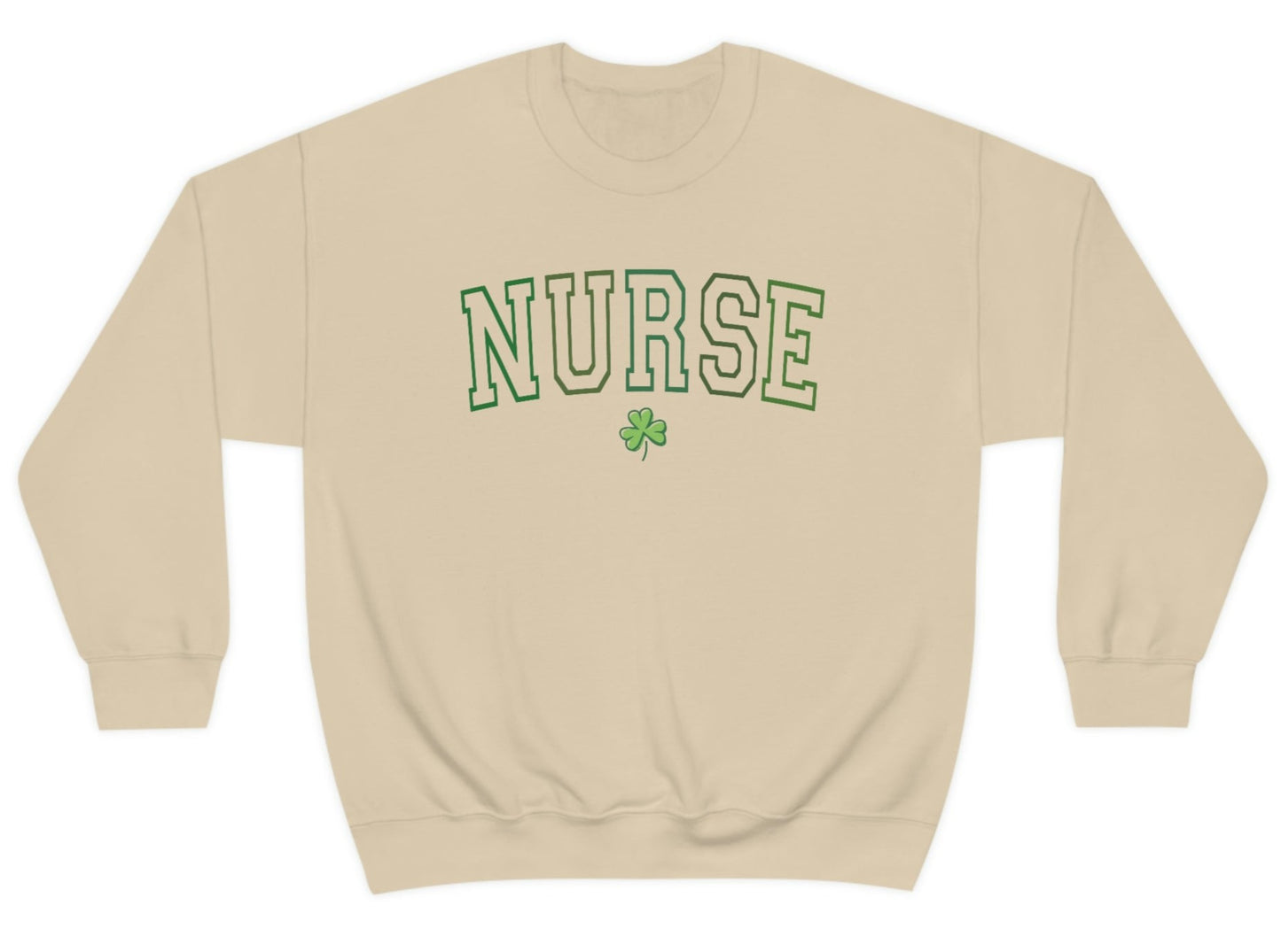 Varsity Nurse St Patricks Day Sweatshirt