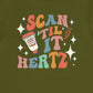 Retro Scan 'Til it Hertz (Back Design) T-Shirt