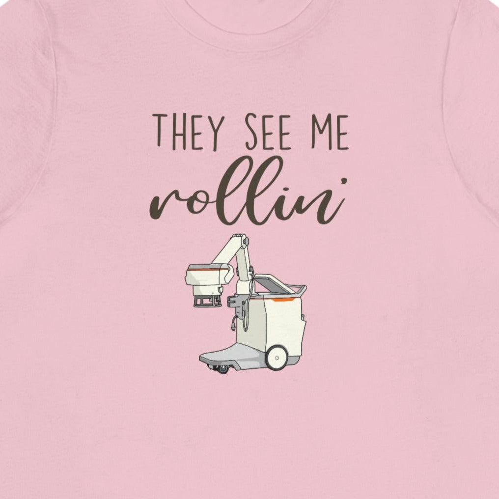 They See Me Rollin' Portable Xray T-Shirt