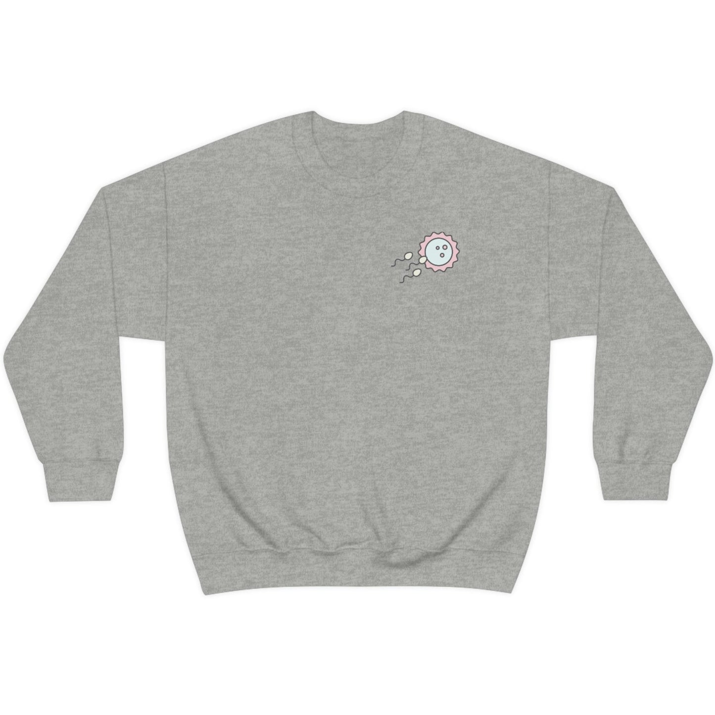 Minimalist Sperm and Egg Sweatshirt