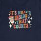 Retro It's What's Inside That Counts T-Shirt