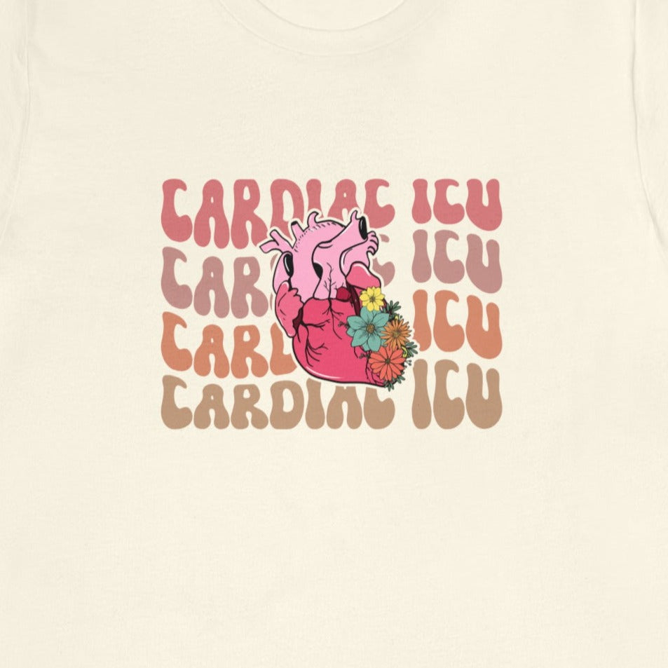 Retro Cardiac ICU Nurse T-Shirt