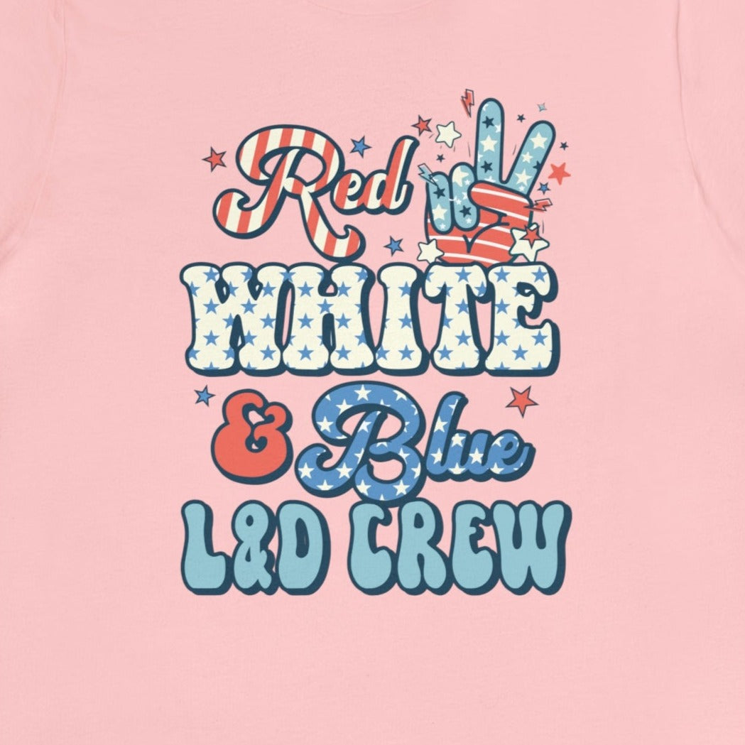 Red, White & Blue L&D Crew T-Shirt