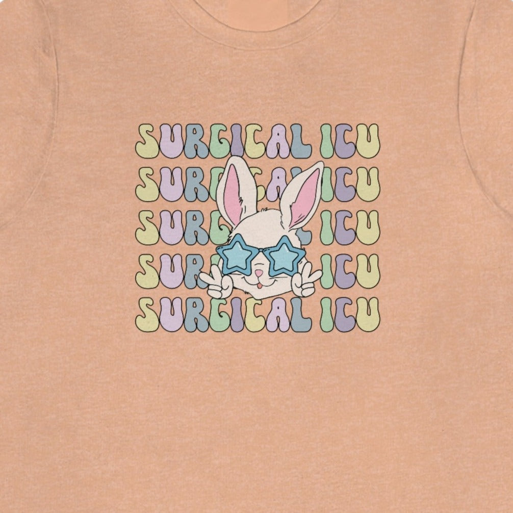 Retro Surgical ICU Easter Bunny T-Shirt