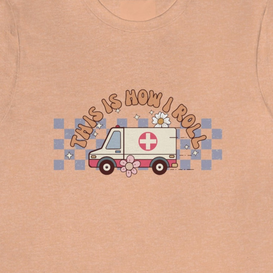 Retro How I Roll EMS T-Shirt