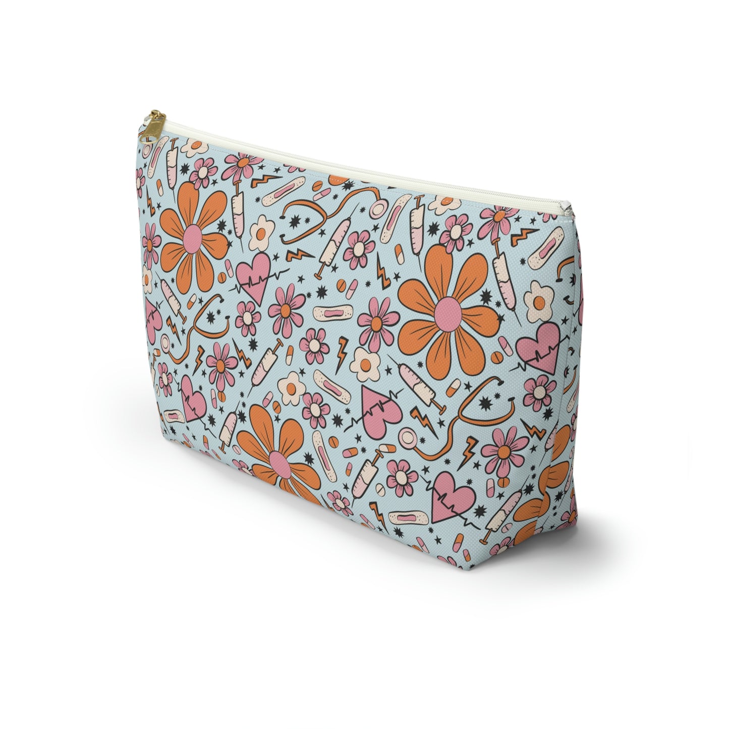 Retro Medical Doodles Accessory Pouch