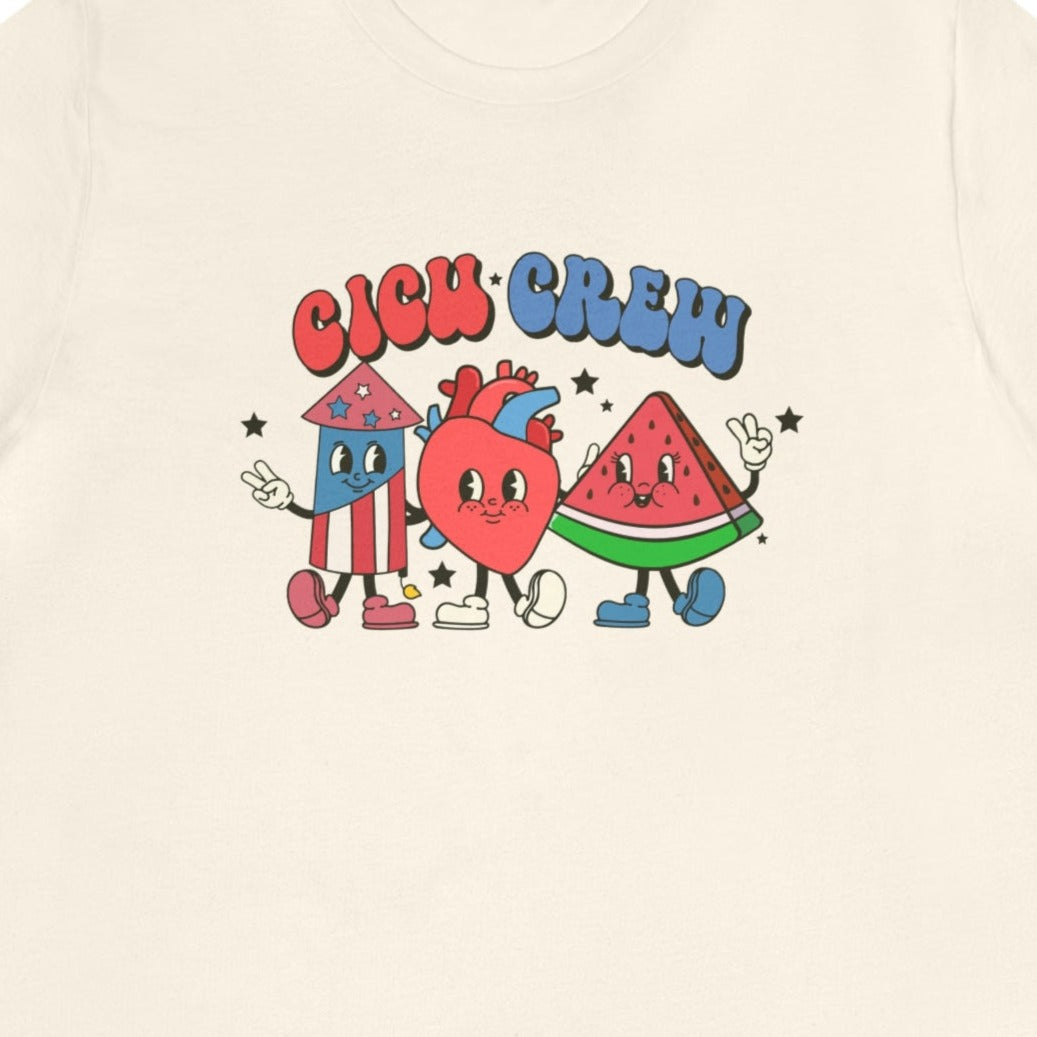 Retro CICU Crew July 4th T-Shirt