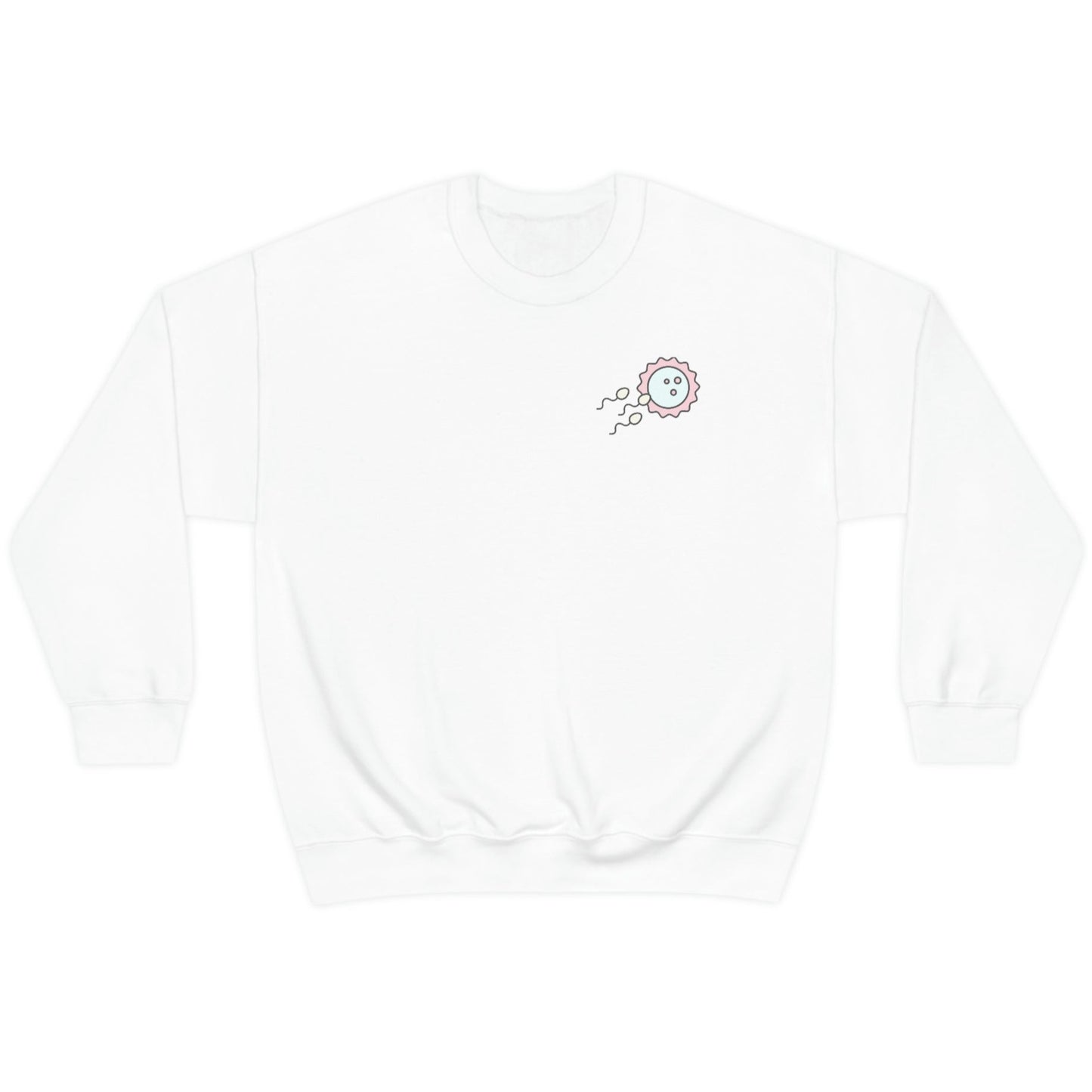 Minimalist Sperm and Egg Sweatshirt