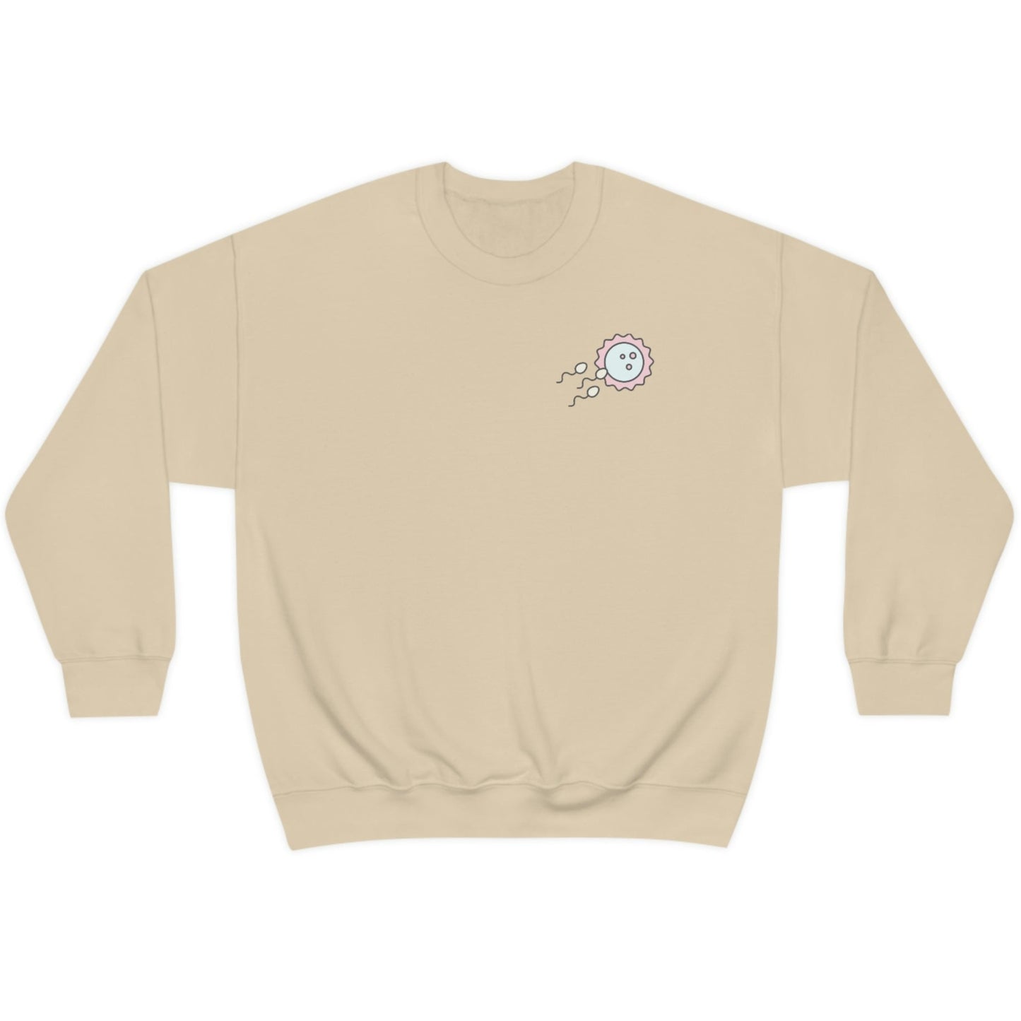 Minimalist Sperm and Egg Sweatshirt