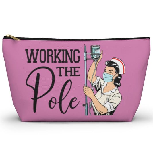 Working the (IV) Pole Accessory Pouch Bag