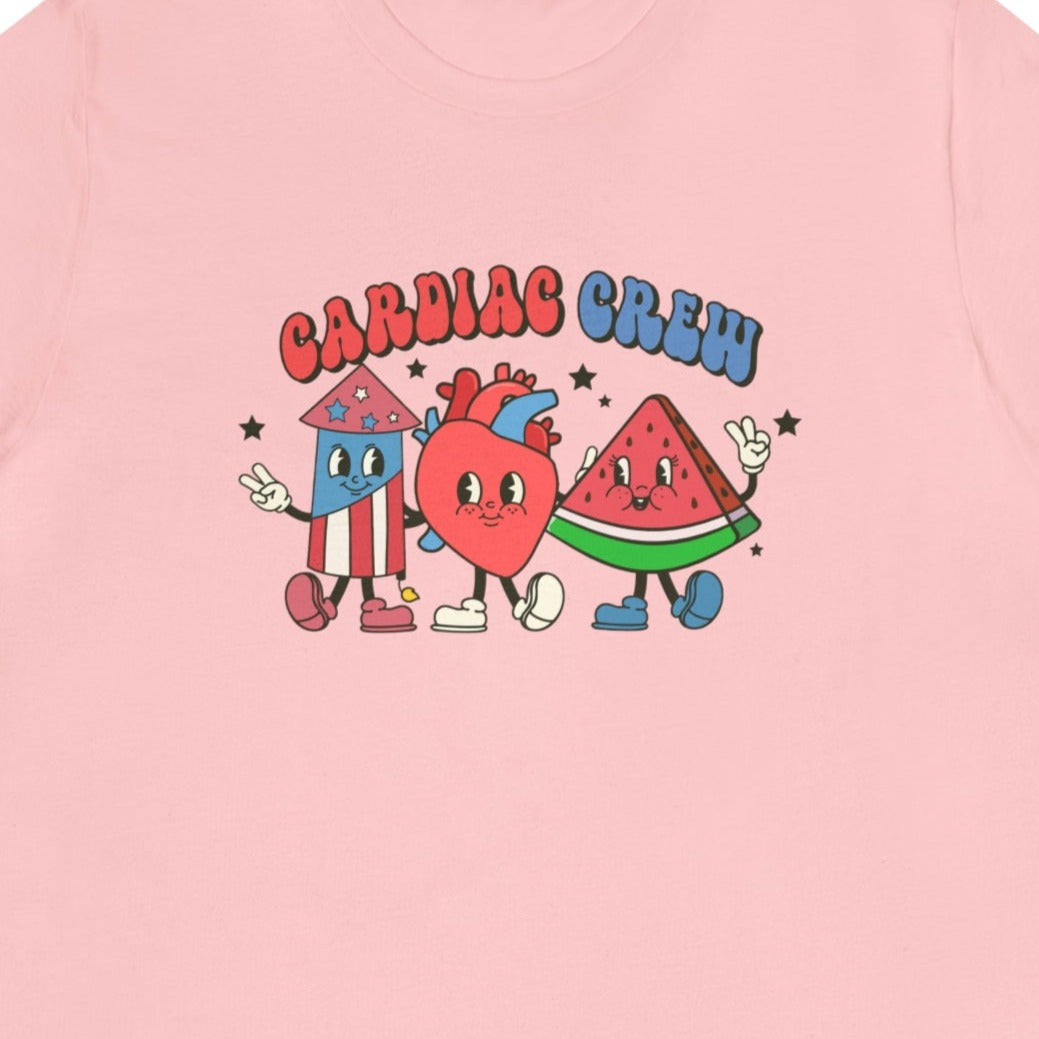 Retro Cardiac Crew July 4th T-Shirt