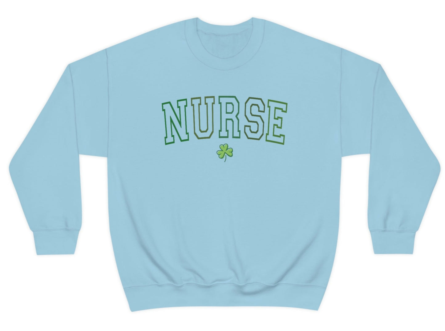 Varsity Nurse St Patricks Day Sweatshirt