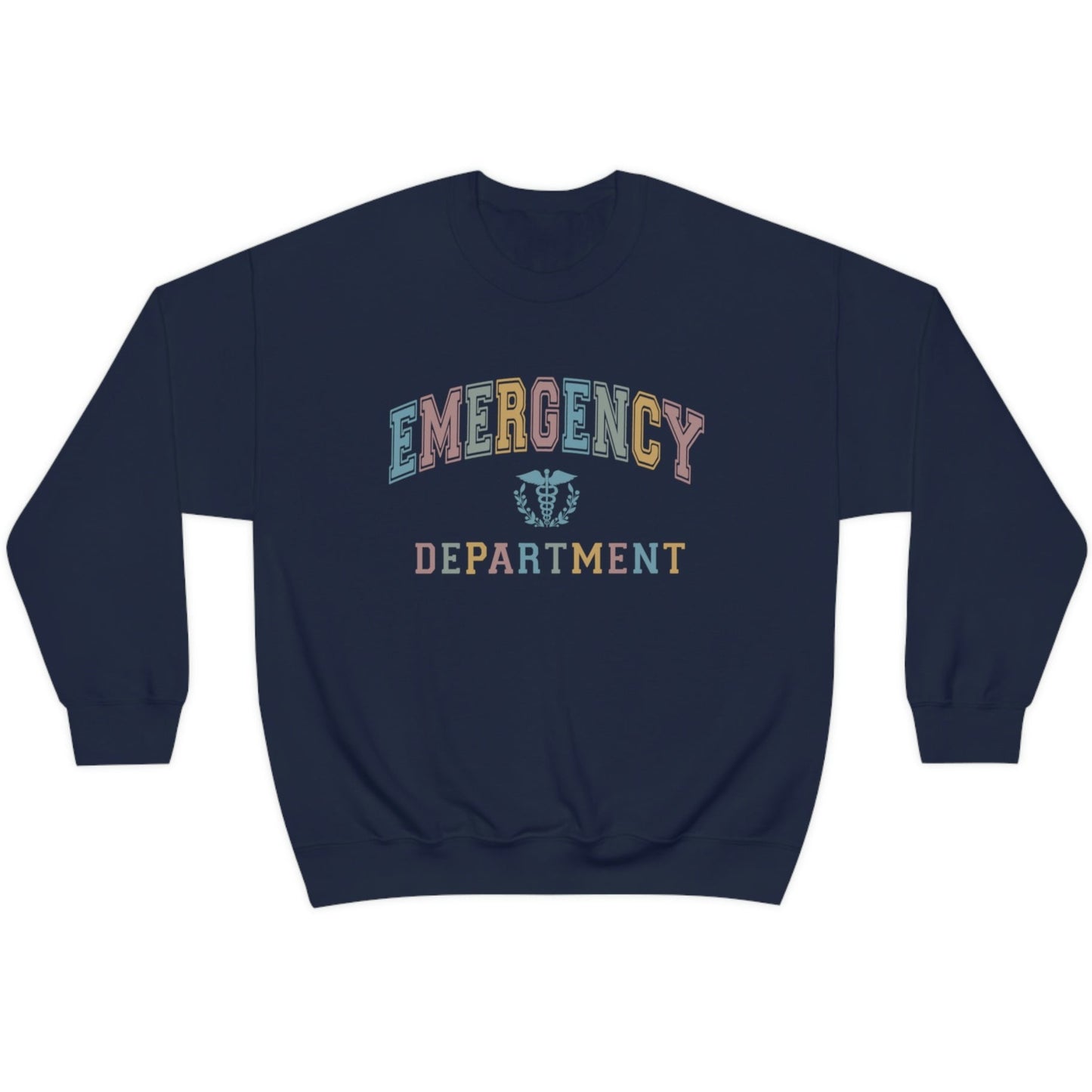 Colorful Varsity Emergency Department Sweatshirt