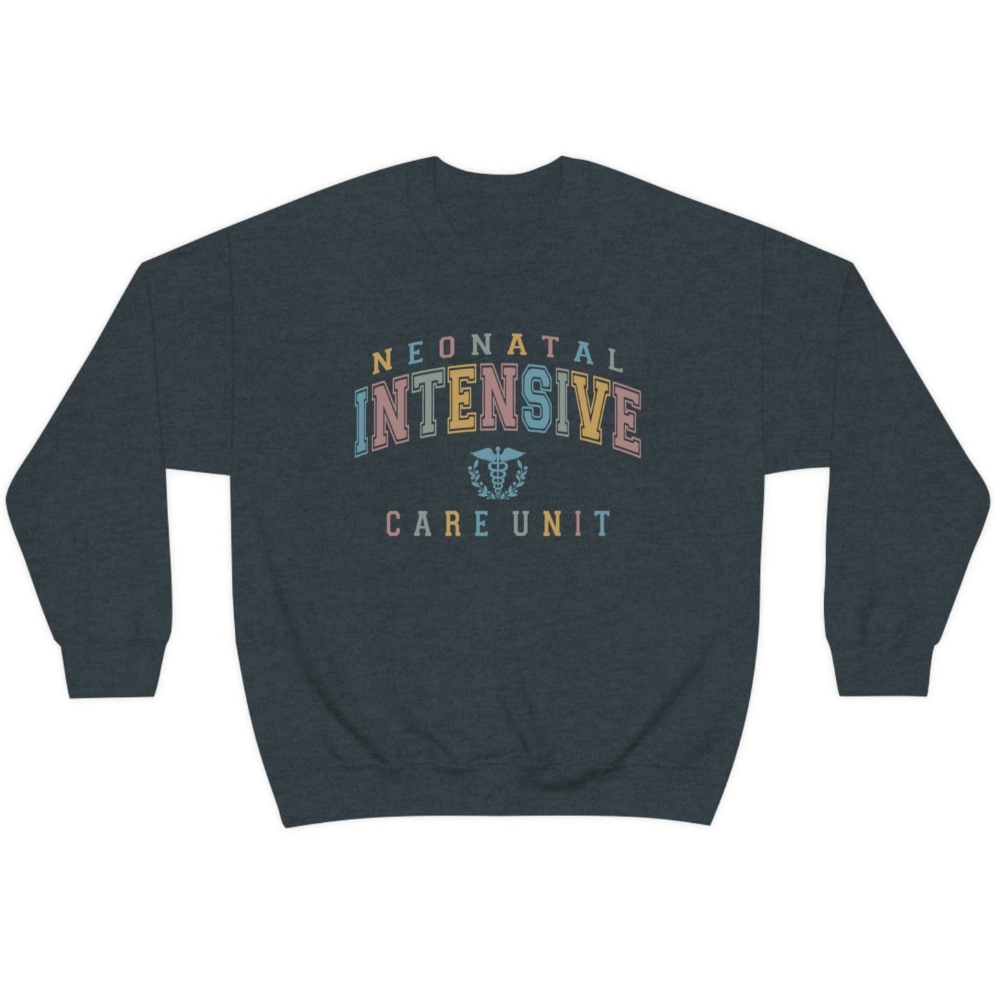 Colorful Varsity Neonatal ICU Sweatshirt