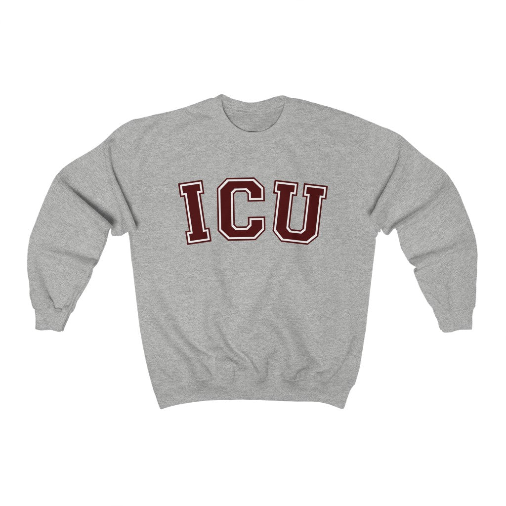 ICU College Letterman Sweatshirt