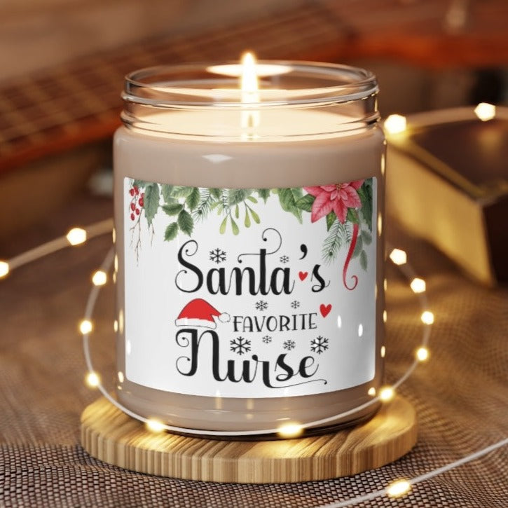 Santa's Favorite Nurse 9 oz. Scented Candle