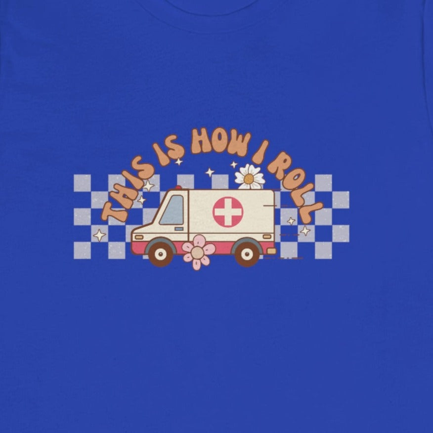 Retro How I Roll EMS T-Shirt