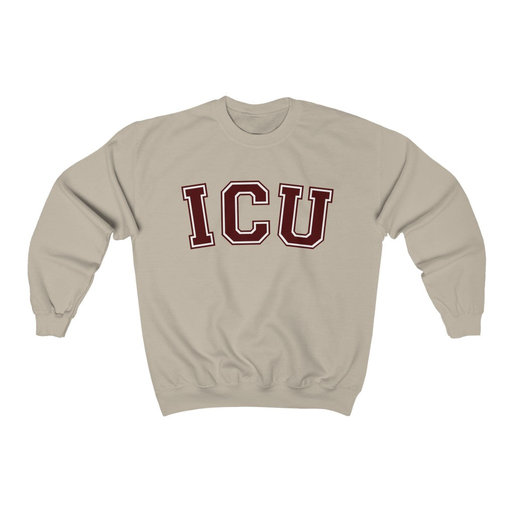 ICU College Letterman Sweatshirt