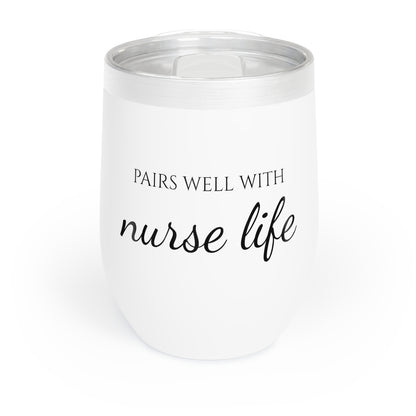 Nurse Life Insulated Wine Tumbler