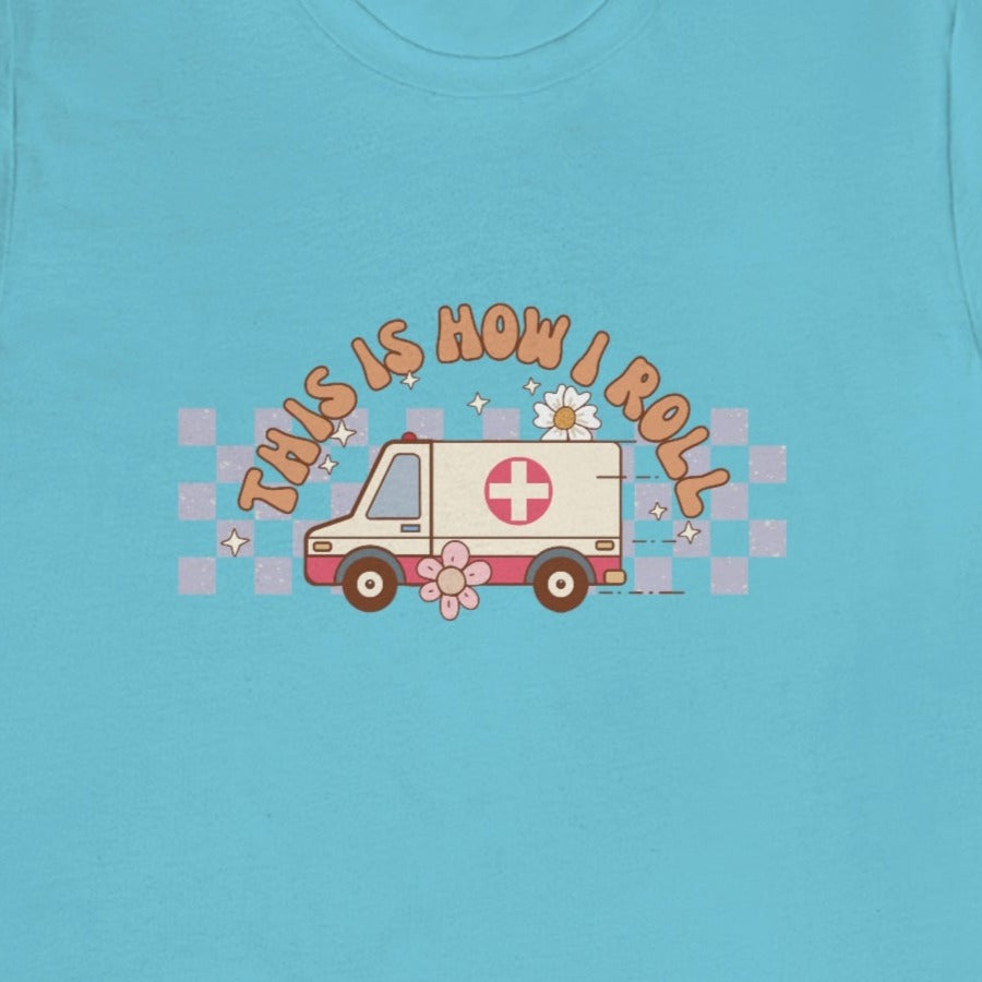 Retro How I Roll EMS T-Shirt