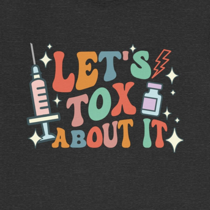 Retro Let's Tox About It (Back Design) T-Shirt