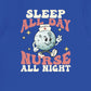 Retro Nurse All Night Back Design T-Shirt