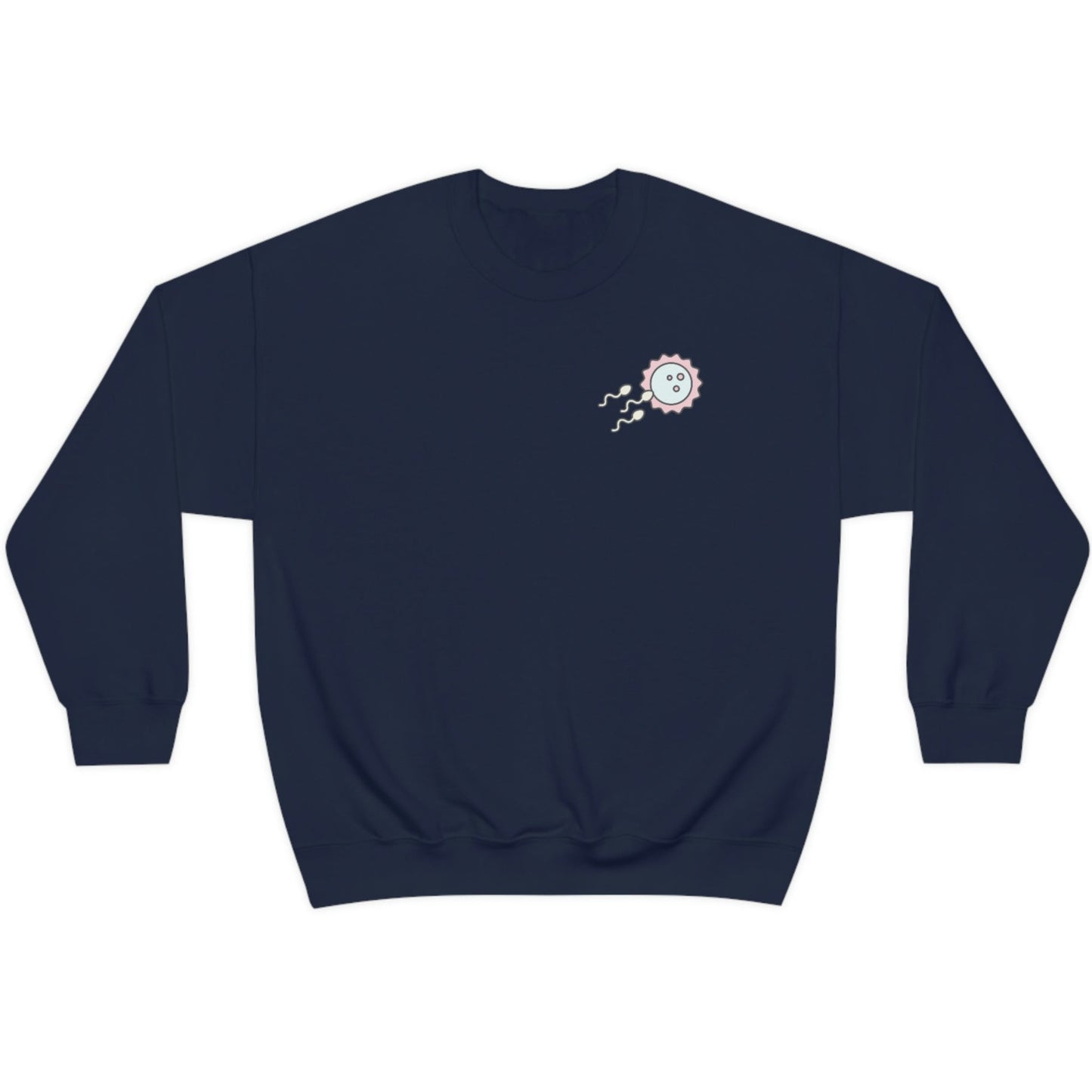 Minimalist Sperm and Egg Sweatshirt