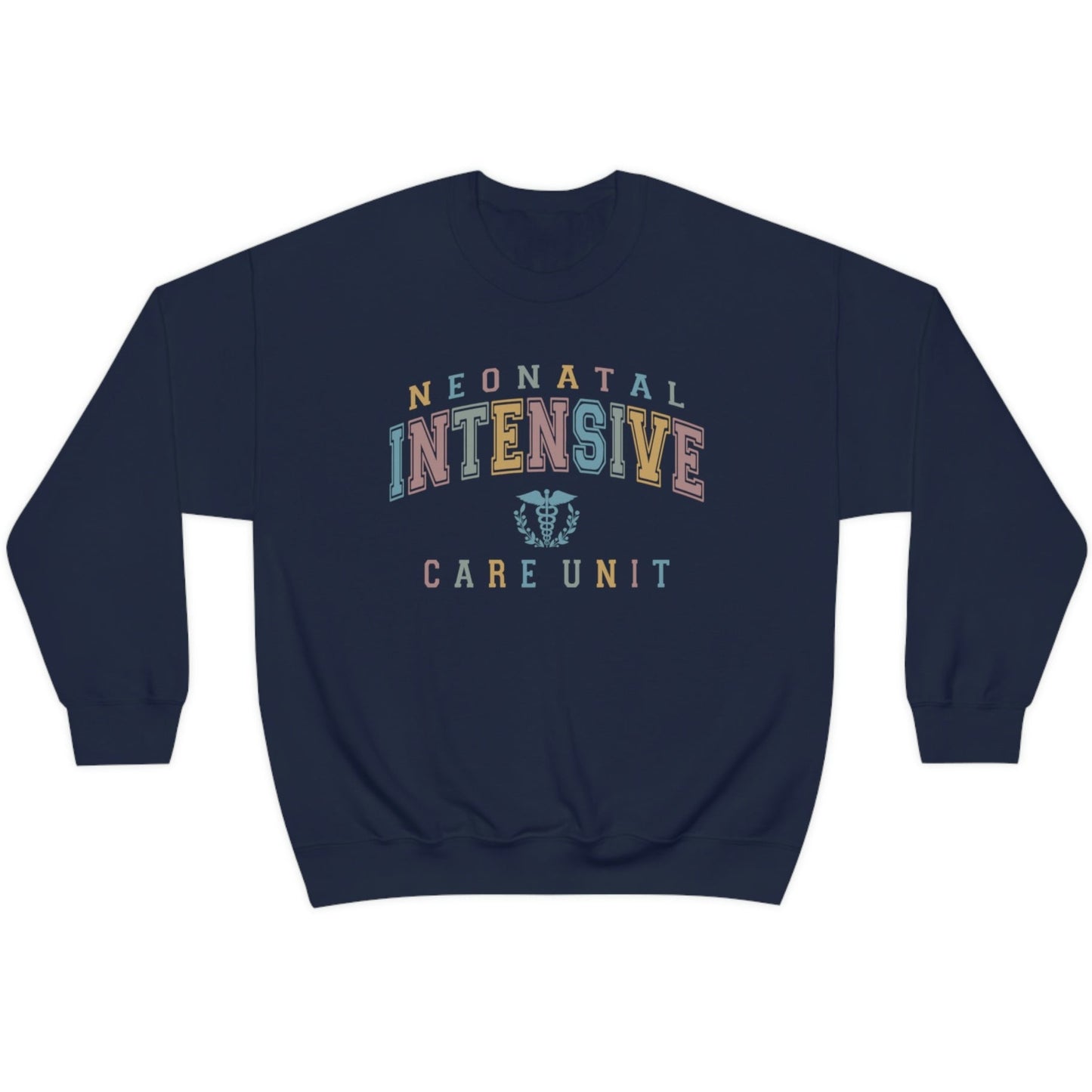 Colorful Varsity Neonatal ICU Sweatshirt