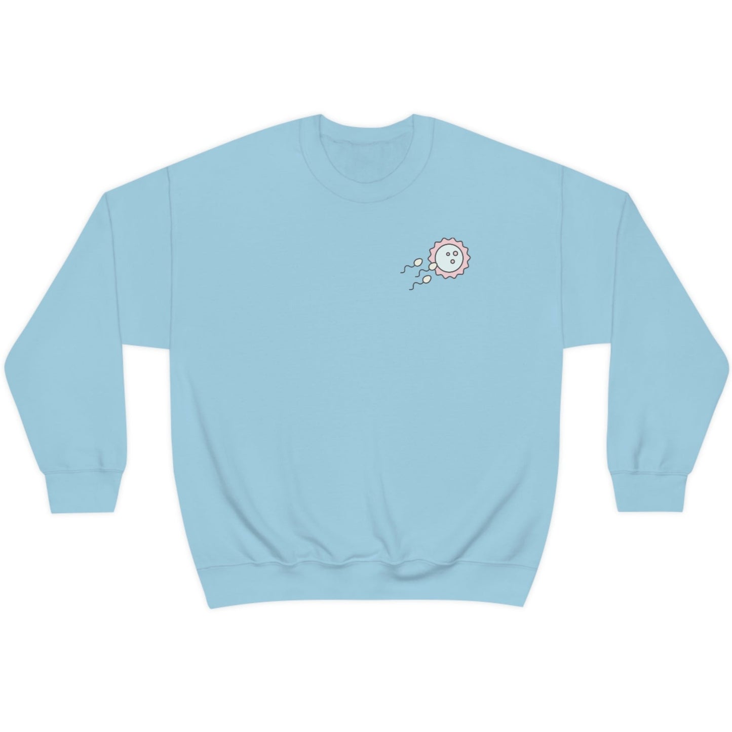 Minimalist Sperm and Egg Sweatshirt