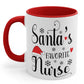 Santa's Favorite Nurse Mug
